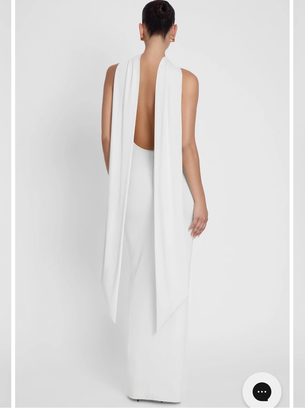 Leau Drape Maxi Dress — image 2 of 3